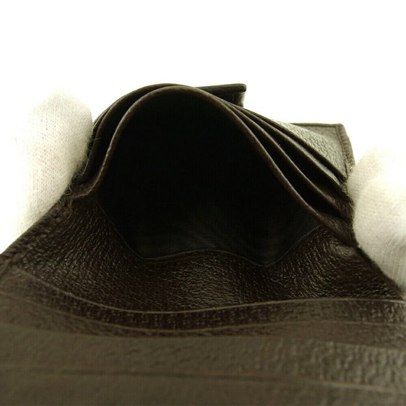 Authenticity guaranteed USED GUCCI  Wallet GG Canvas Beige Canvas x Leather - Picture 7 of 11